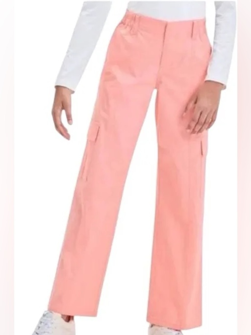art class Pink Cargo Wide-Leg Kids Pants